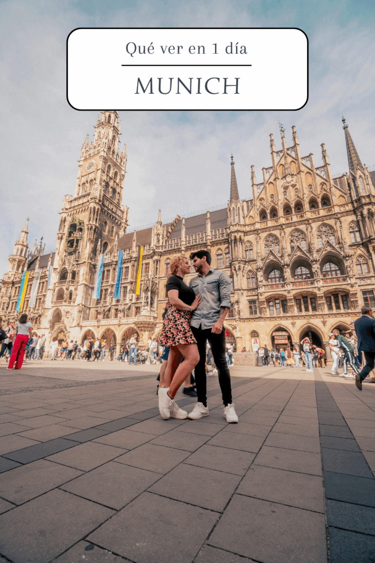 Guía de viaje: qué ver en Múnich en un día, con foto de Marienplatz y el Nuevo Ayuntamiento, punto clave del recorrido