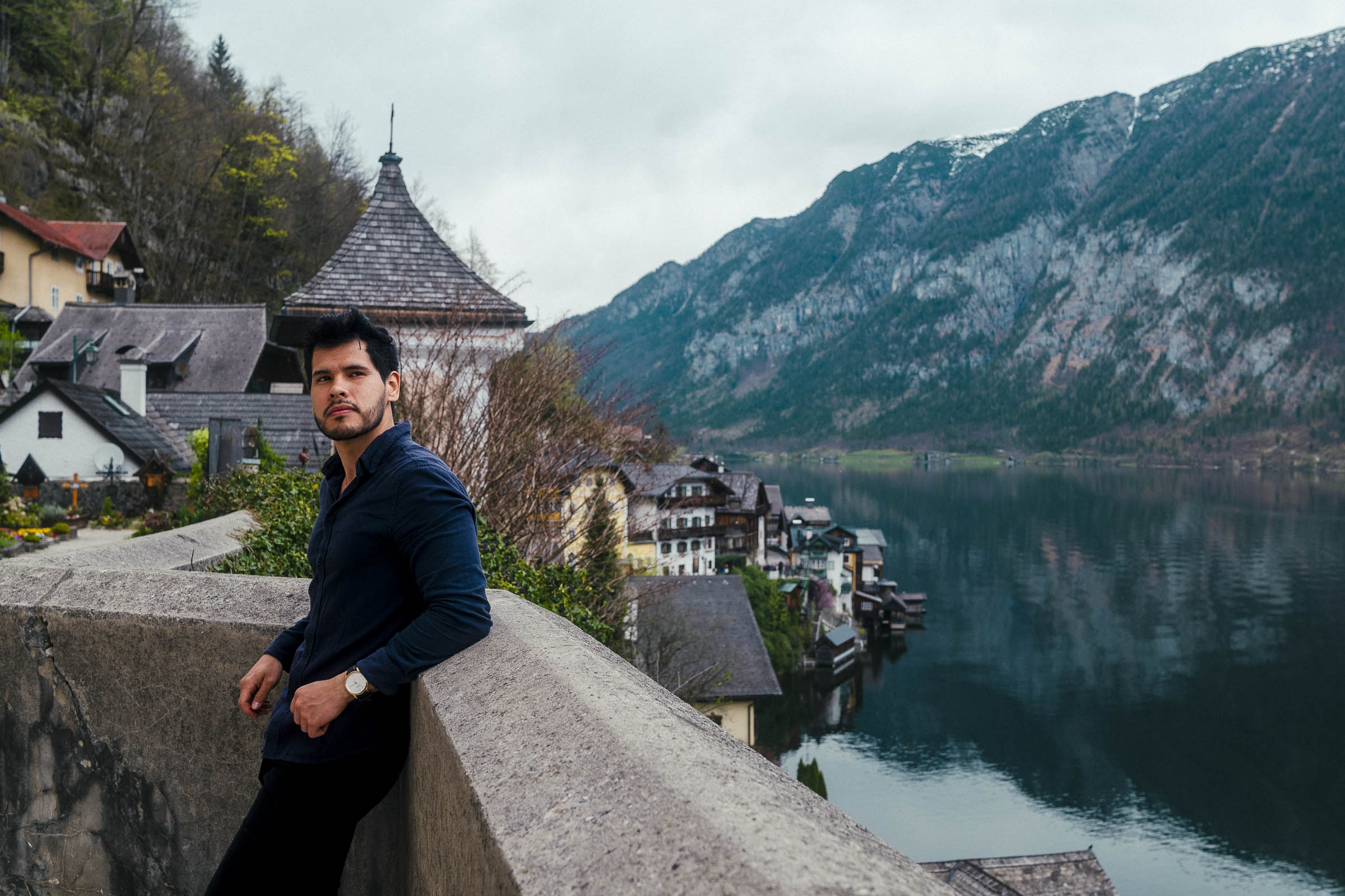 Imagen de las vistas de Hallstatt, que puedes ver si sigues nuestra guía sobre cómo llegar a Hallstatt por tu cuenta